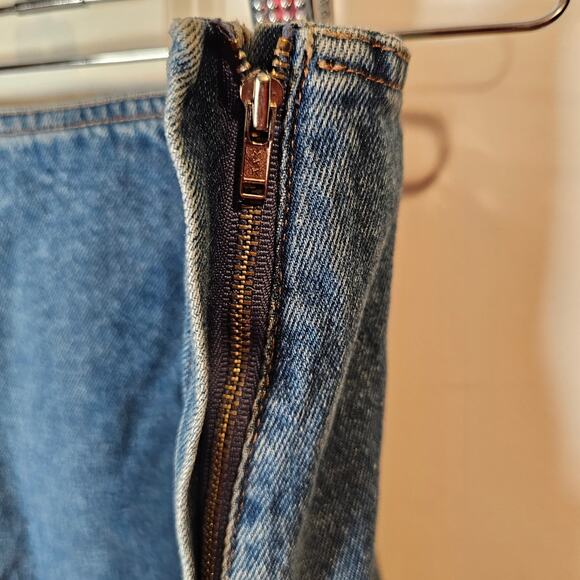 Vintage Abe For Honest Jeanswear Y2K Denim Skirt Size Large Deadstock NEW NWT - Picture 5 of 6